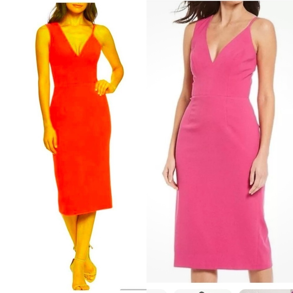 Elegant Pink Sleeveless Dress